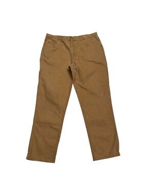 WALLS Canvas Work Wear Straight Leg Designer Carpenter Jeans Pants Mens 42x34